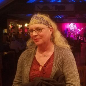 Karen Renee Krebs enjoying a show at the House of Blues