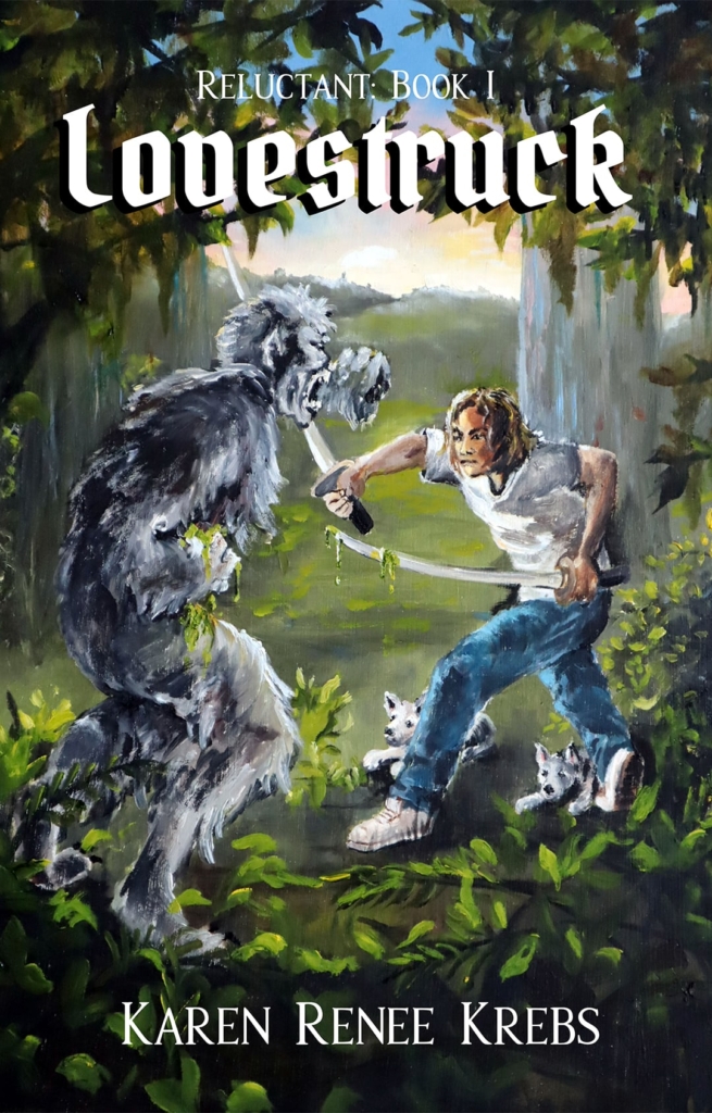 A book cover for The Reluctant Book Series: Lovestruck by Karen Renee Krebs